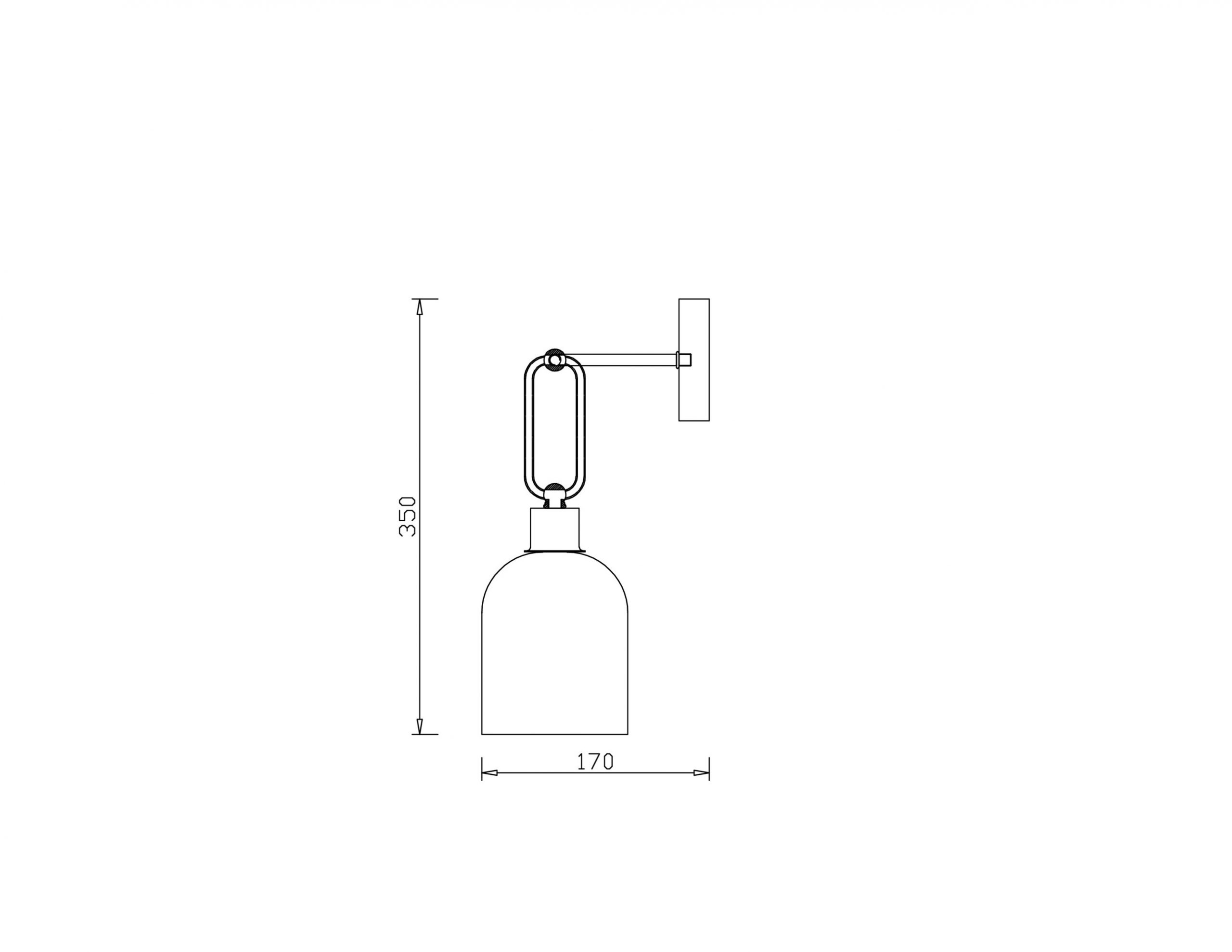 Настенный светильник (бра) Freya FR5178WL-01N Настенный светильник (бра) Freya FR5178WL-01N