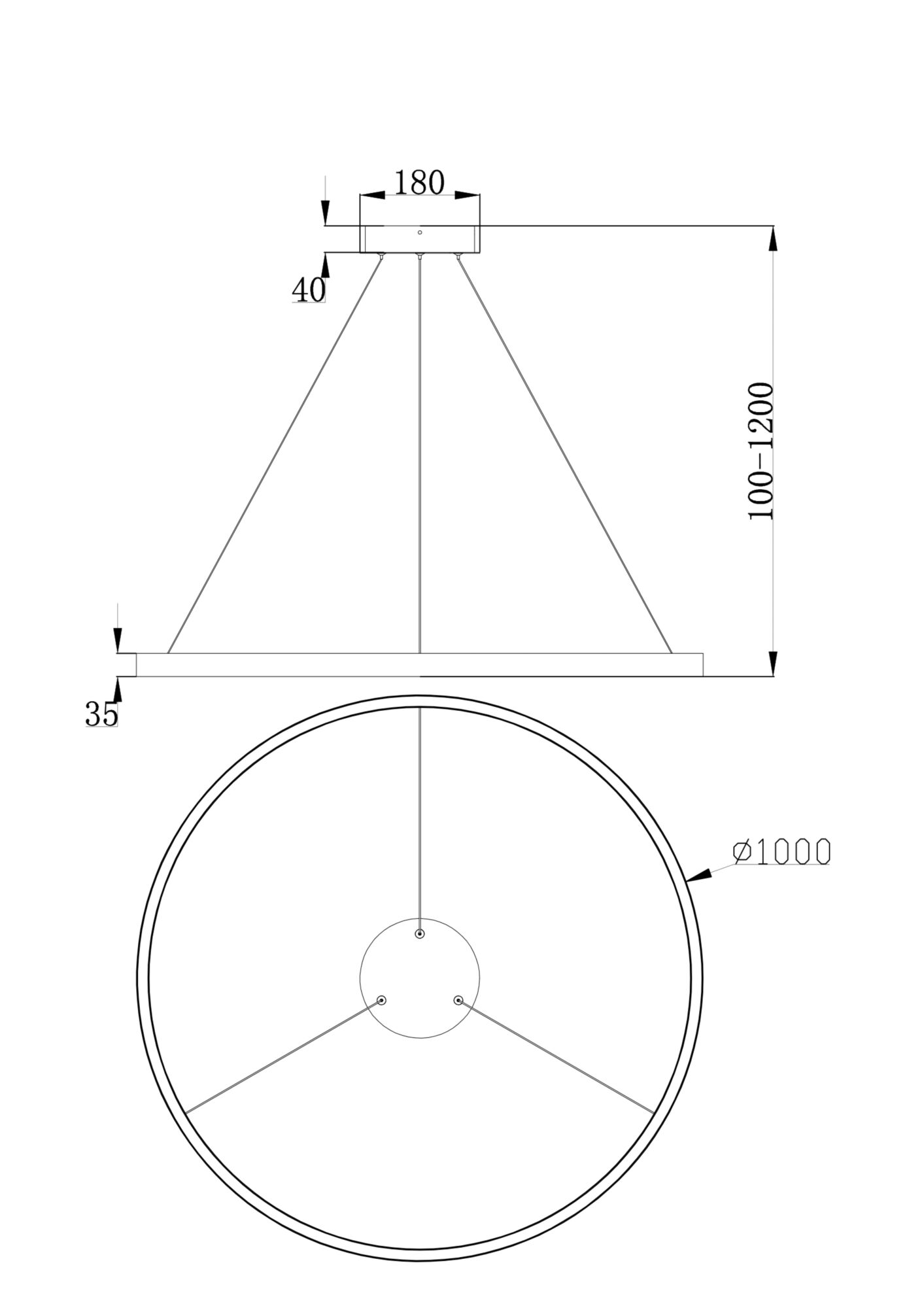 Подвесной светильник Maytoni MOD058PL-L54B4K Подвесной светильник Maytoni MOD058PL-L54B4K