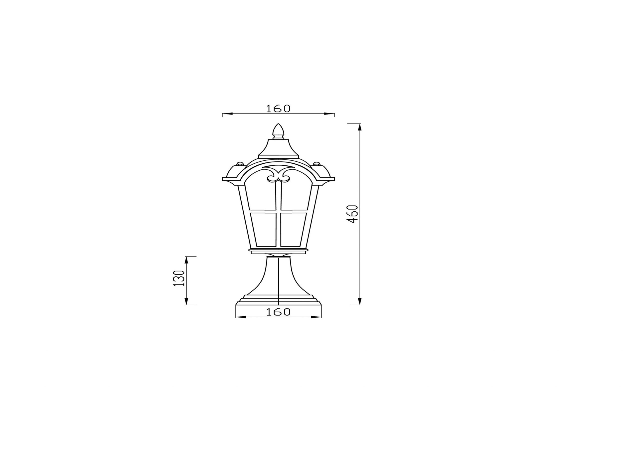 Ландшафтный светильник Outdoor O413FL-01BZ Ландшафтный светильник Outdoor O413FL-01BZ