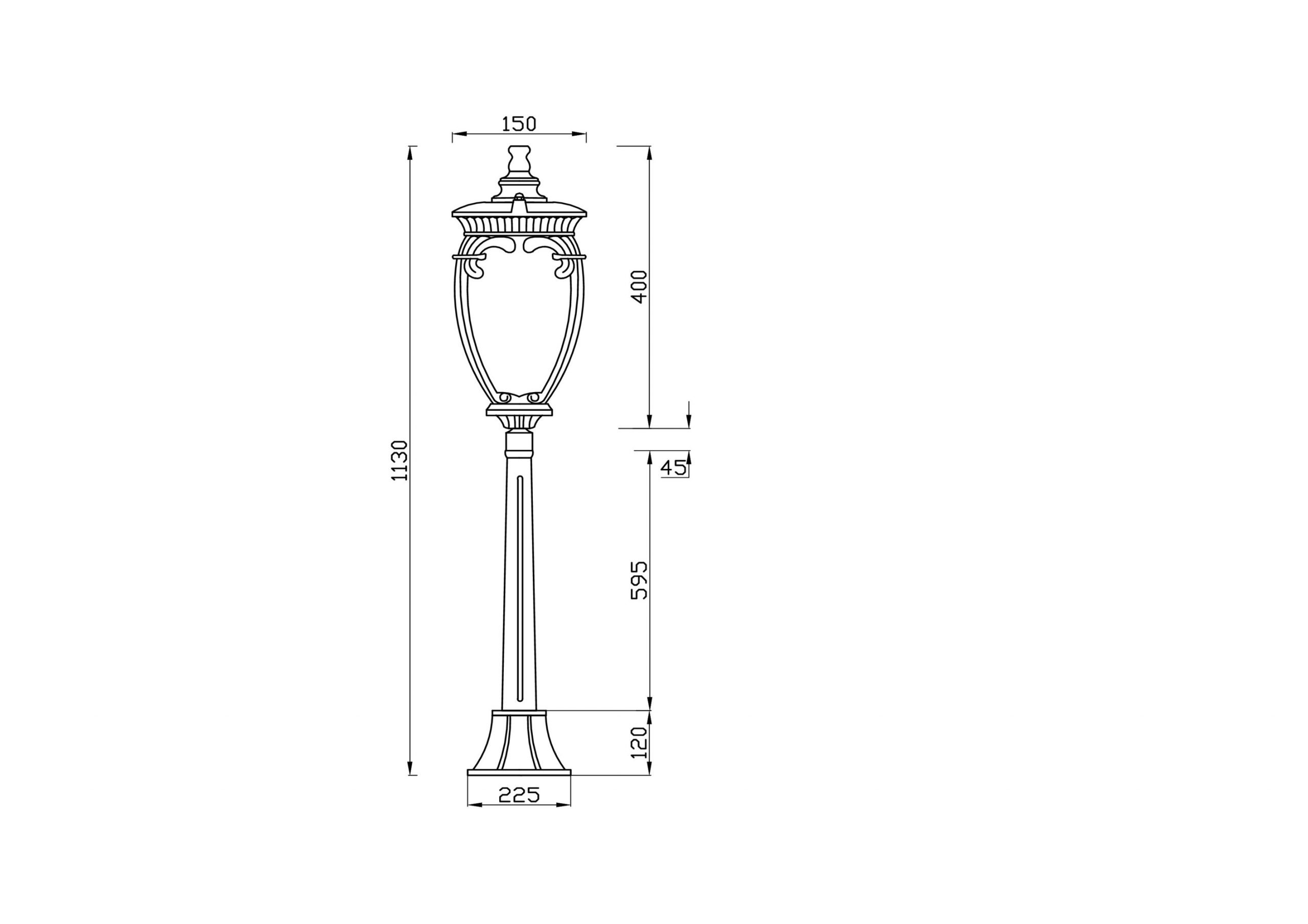 Ландшафтный светильник Outdoor O414FL-01BZ1 Ландшафтный светильник Outdoor O414FL-01BZ1