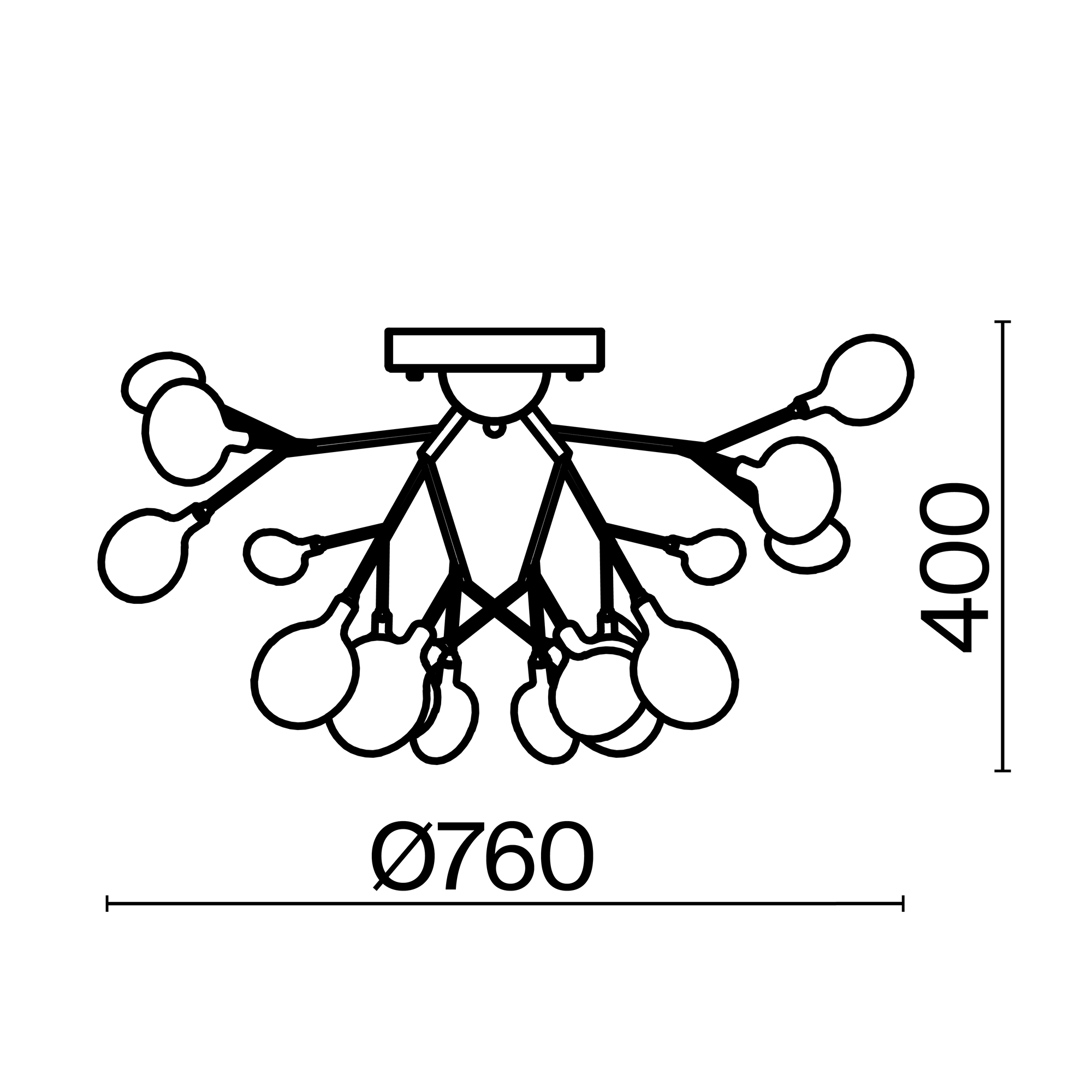 Потолочный светильник Freya FR5049CL-27G Потолочный светильник Freya FR5049CL-27G