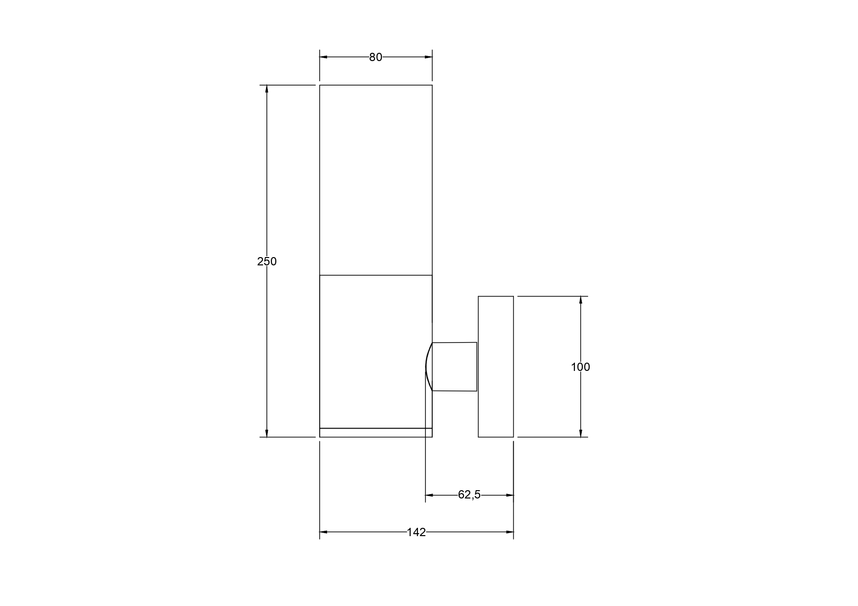 Настенный светильник (бра) Outdoor O418WL-01GR Настенный светильник (бра) Outdoor O418WL-01GR