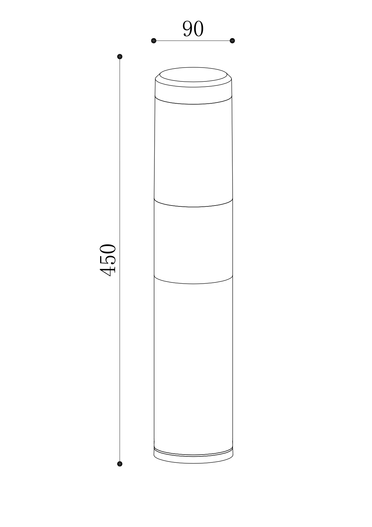Ландшафтный светильник Outdoor O590FL-L8B4K Ландшафтный светильник Outdoor O590FL-L8B4K