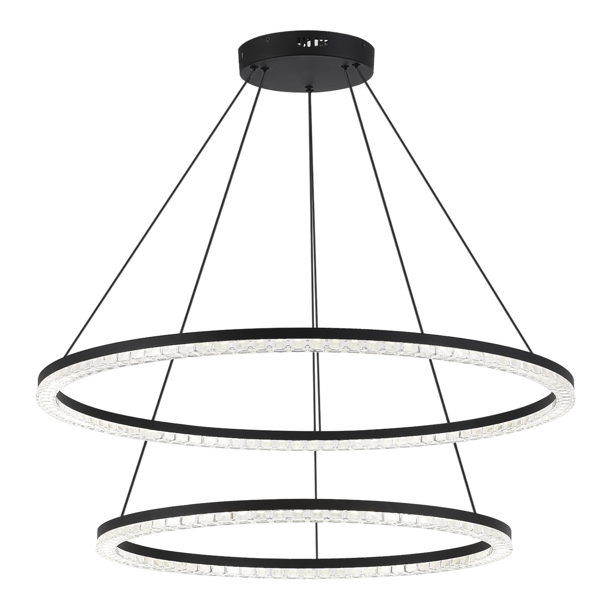 SL1018.403.02 Светильник подвесной ST-Luce черный/прозрачный LED 1*96W 4000K ЭВКЛИДИК