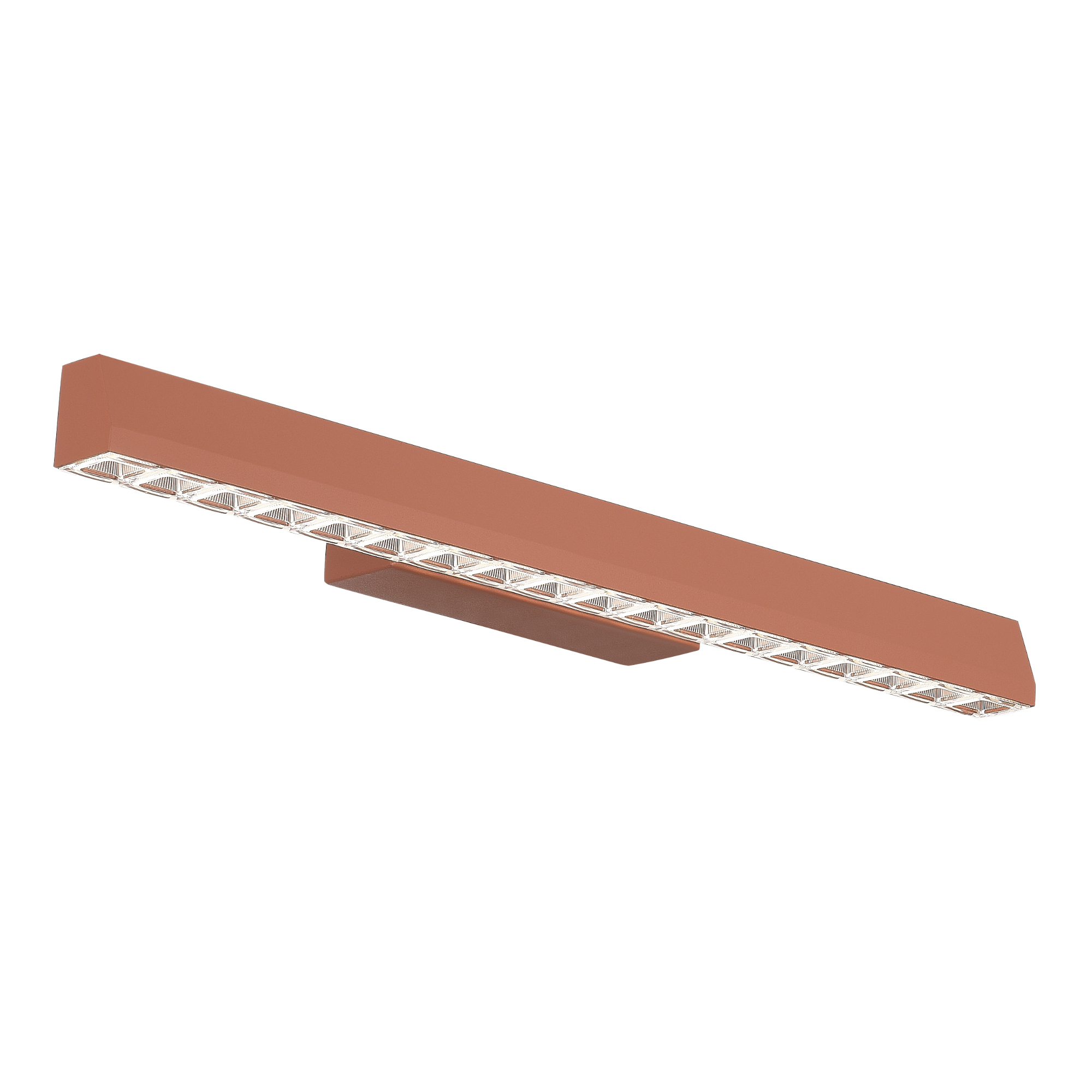 SL1018.623.01 Светильник подвесной ST-Luce терракотовый/прозрачный LED 1*11W 4000K ЭВКЛИДИК