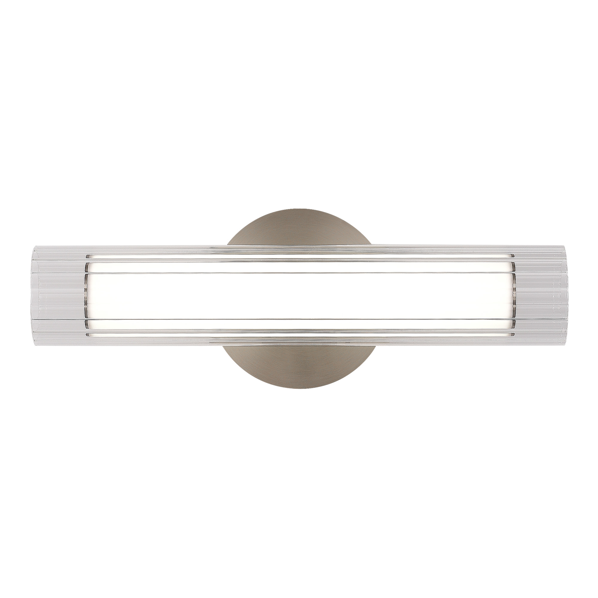 SL2010.121.01 Светильник настенный ST-Luce Никель/Белый, Прозрачный LED 1*7W 3000K/4000K ЭНФИС
