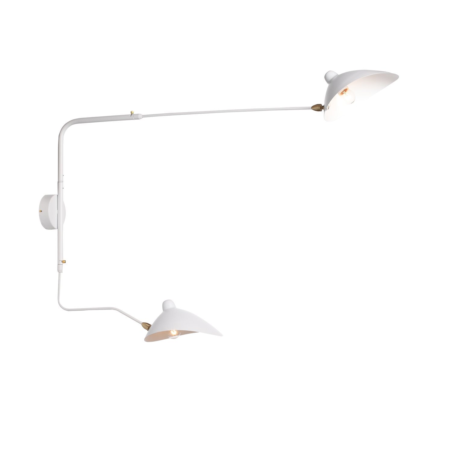 SL305.501.02 Светильник настенный ST-Luce Белый/Белый E27 2*60W СПРУЦЦО