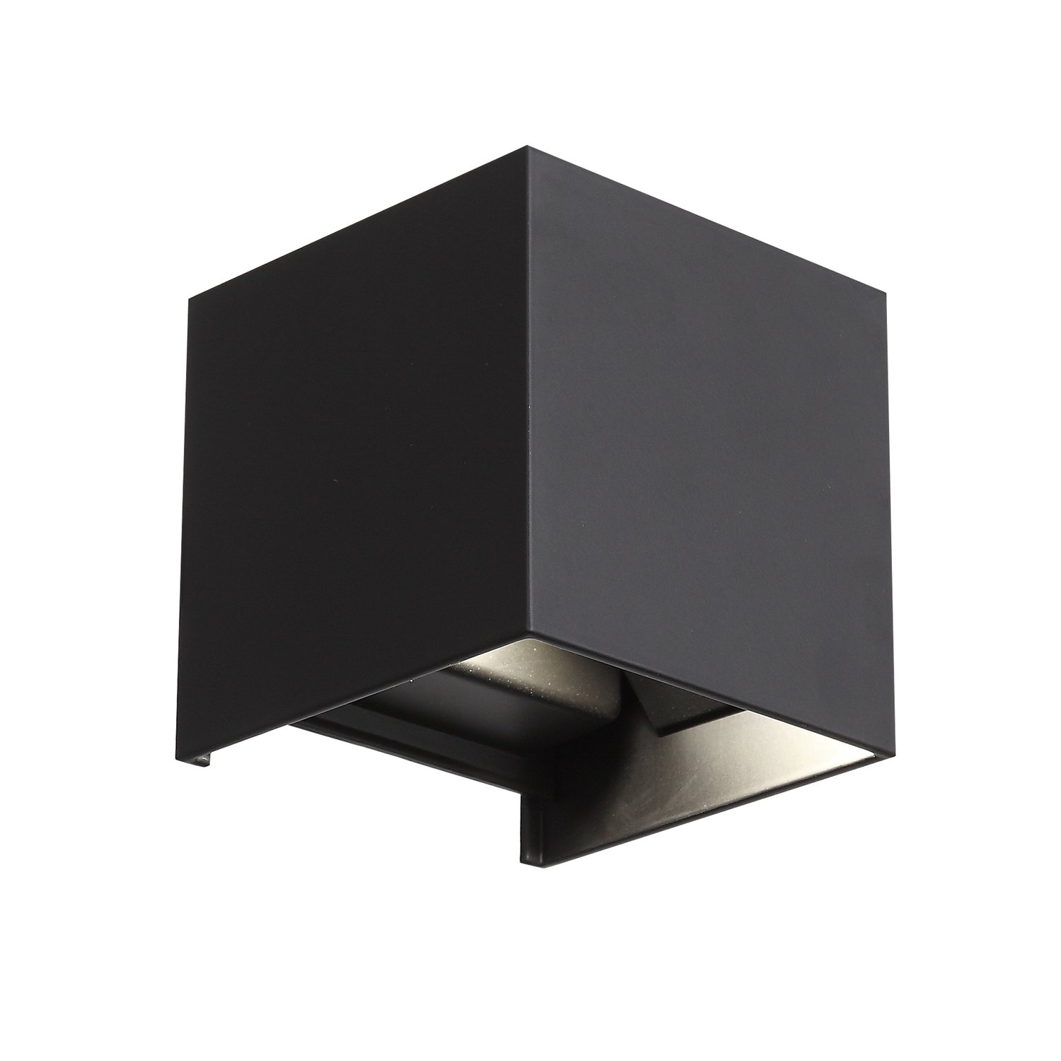 SL560.401.02 Светильник уличный настенный ST-Luce Черный/Черный LED 2*3W 4000K БРИК