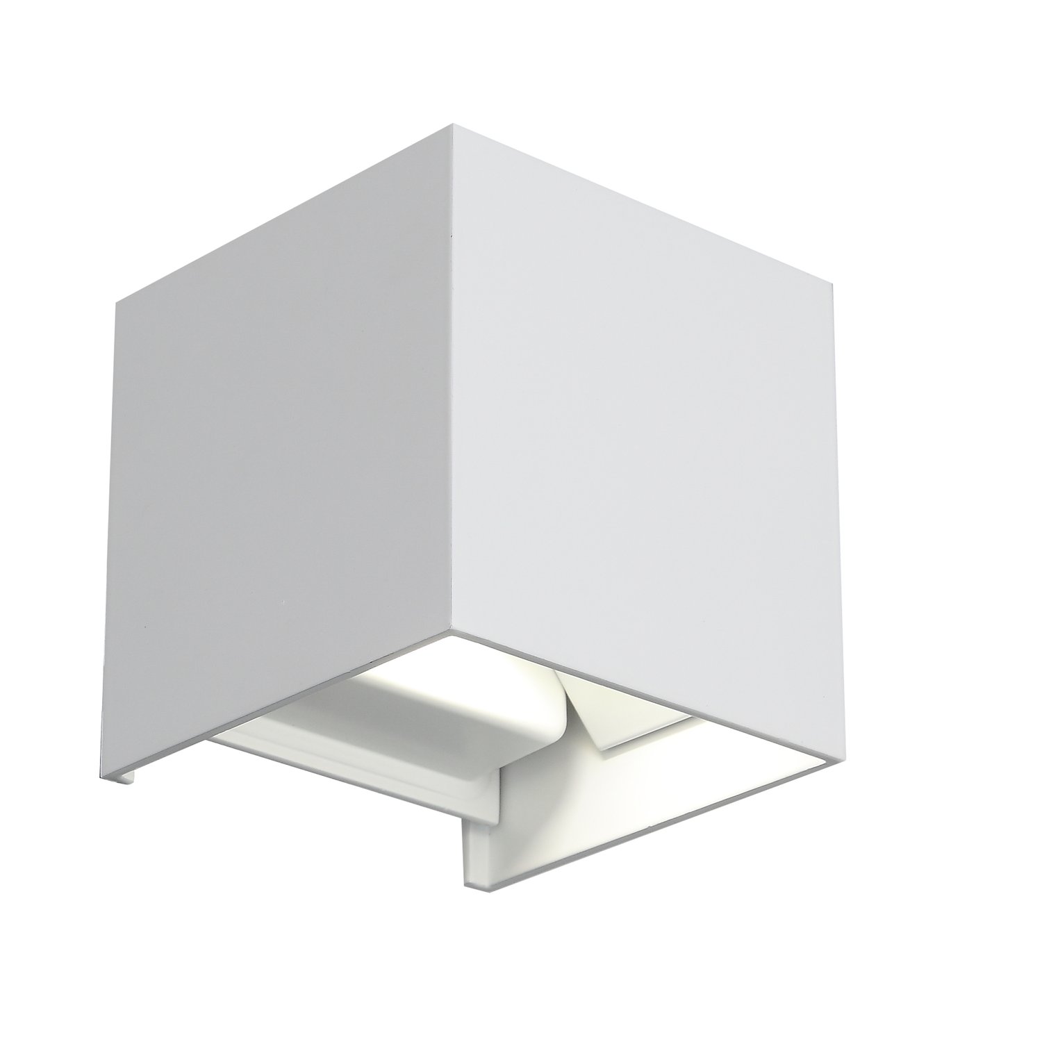 SL560.501.02 Светильник уличный настенный ST-Luce Белый/Белый LED 2*3W 4000K БРИК