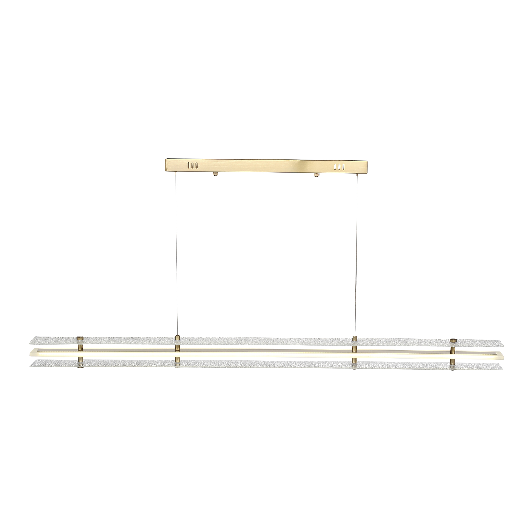 SL6245.223.01 Светильник подвесной ST-Luce золотистый/Прозрачный LED 1*30W 4000K ФЭГИ