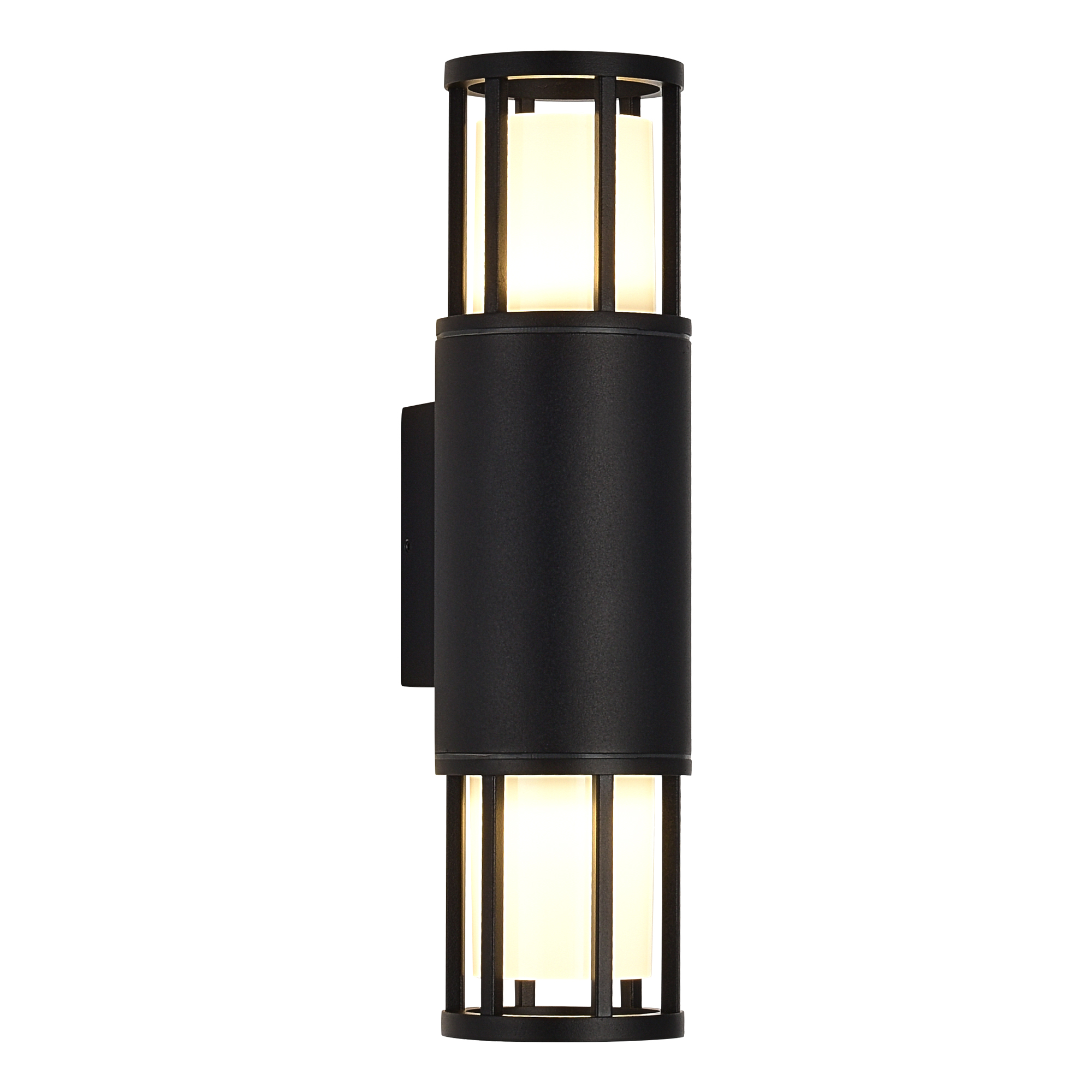 SL9017.401.02 Светильник уличный настенный ST-Luce черный/черный GU10 2*15W МЕСА