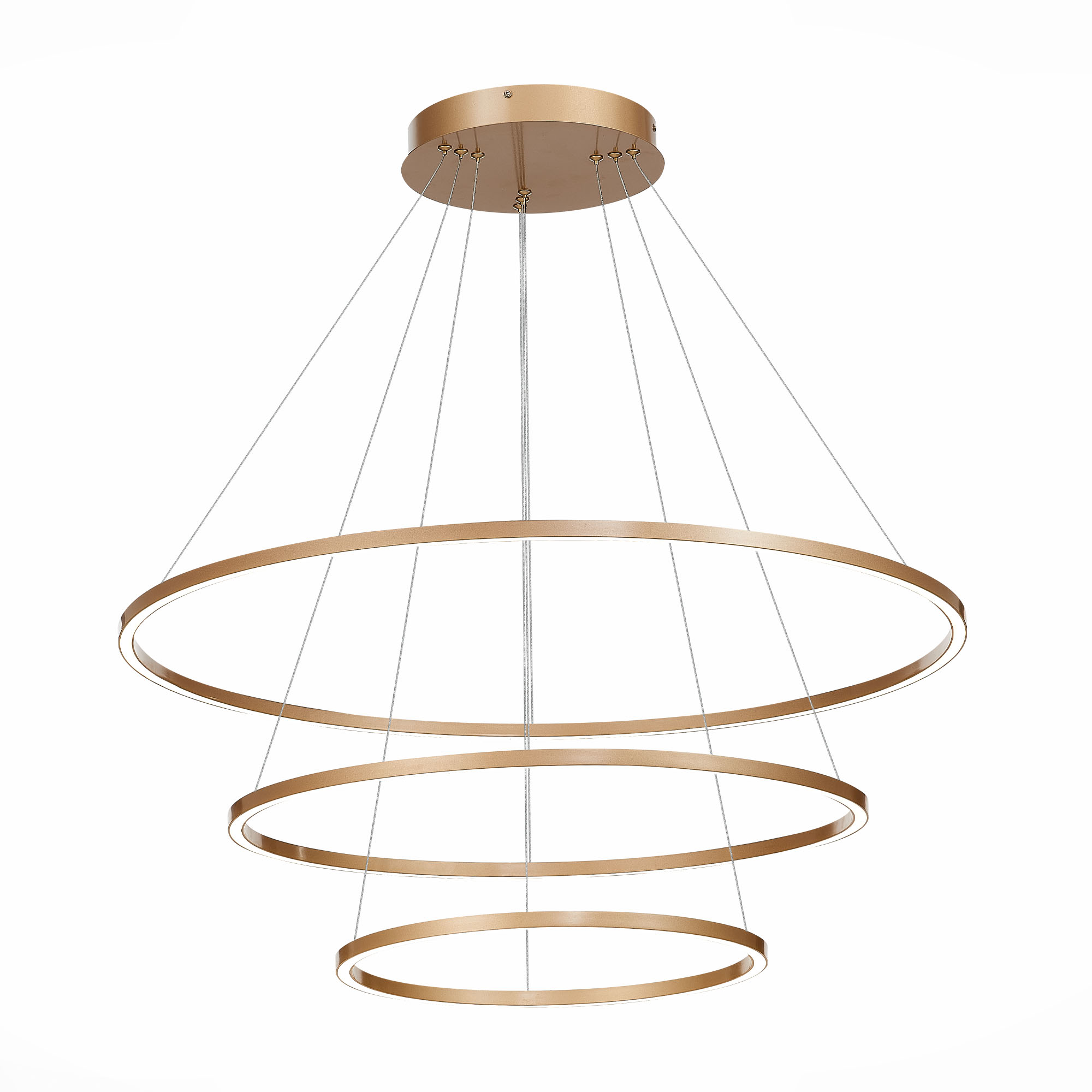 ST605.203.114 Cветильник подвесной SMART ST-Luce Золотистый/Белый LED 1*114W 2800-6500K ST605