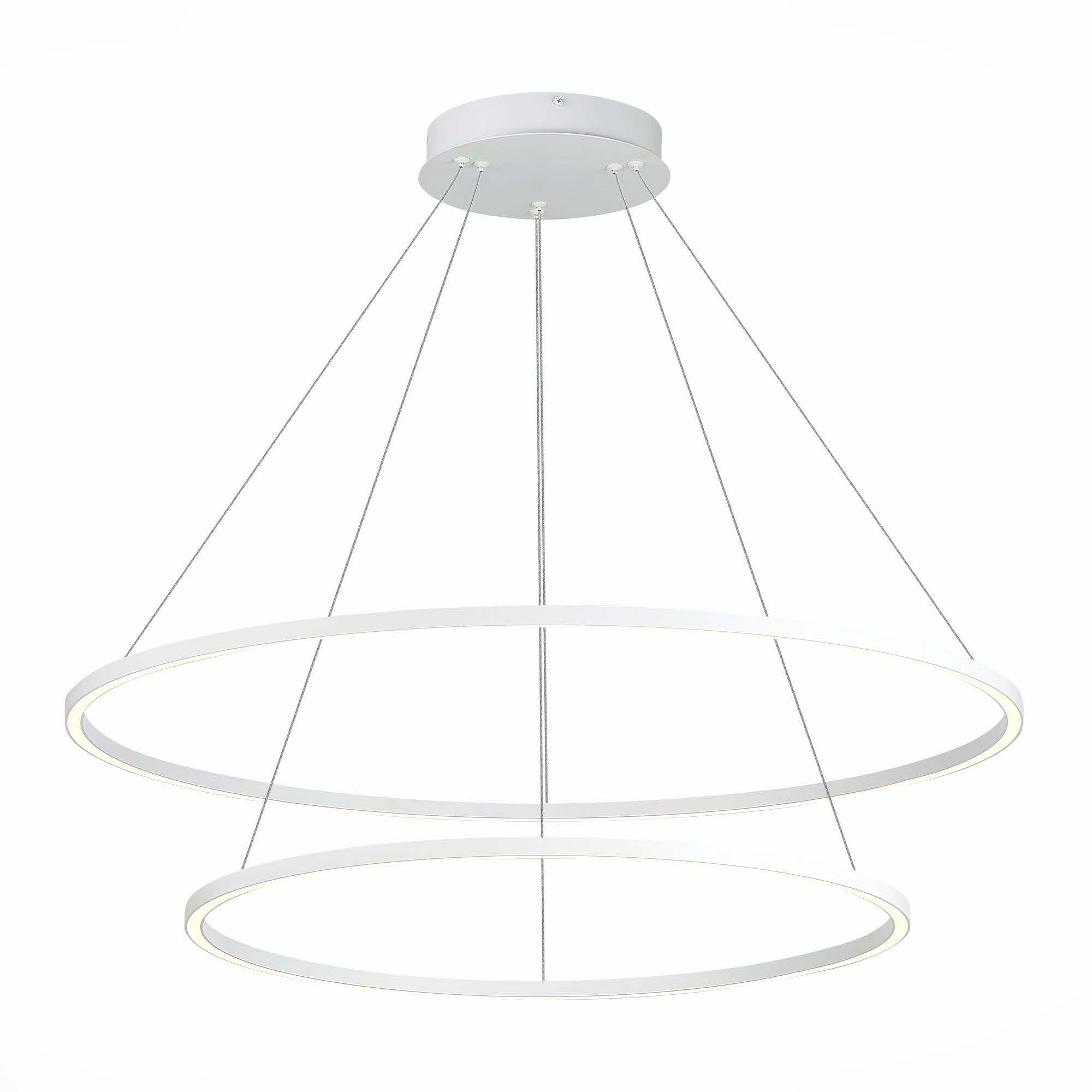 ST605.503.91 Cветильник подвесной SMART ST-Luce Белый/Белый LED 1*91W 2800-6500K ST605